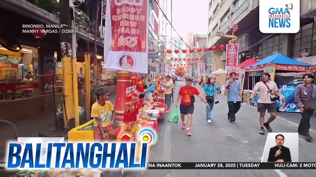Iba't ibang pinaniniwalaang pampasuwerte sa Chinese New Year, mabibili sa Ongpin Street | Balitanghali