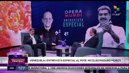 El Presidente de Venezuela, Nicolás Maduro, fue entrevistado de forma exclusiva por Breno Altman