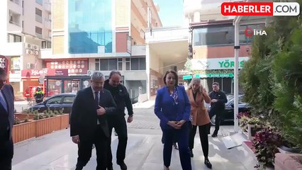 "Aile Yılı"nda çocuk desteği alan ailenin ilk misafiri Vali Yılmaz oldu