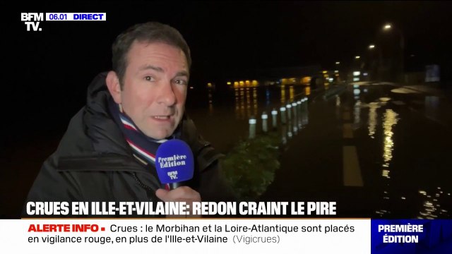 Ille-et-Vilaine: Redon craint une crue historique, le centre historique de la ville menacé