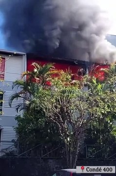 Incendie dans un appartement à Saint-Pierre