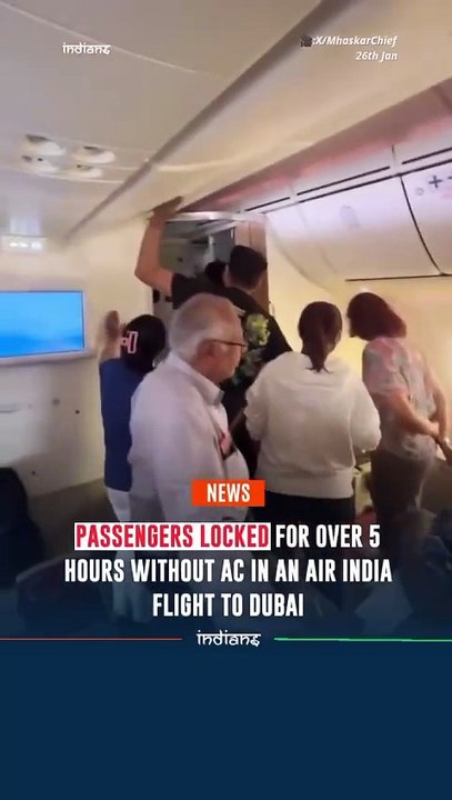 Air India passengers locked for over 5 hours without AC on flight to Dubai