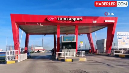 Samsun Limanı'nda Gemi Yangını