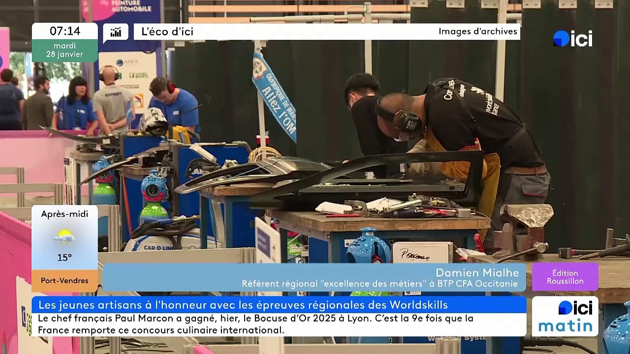 Les sélections régionales des Worldskills à Perpignan