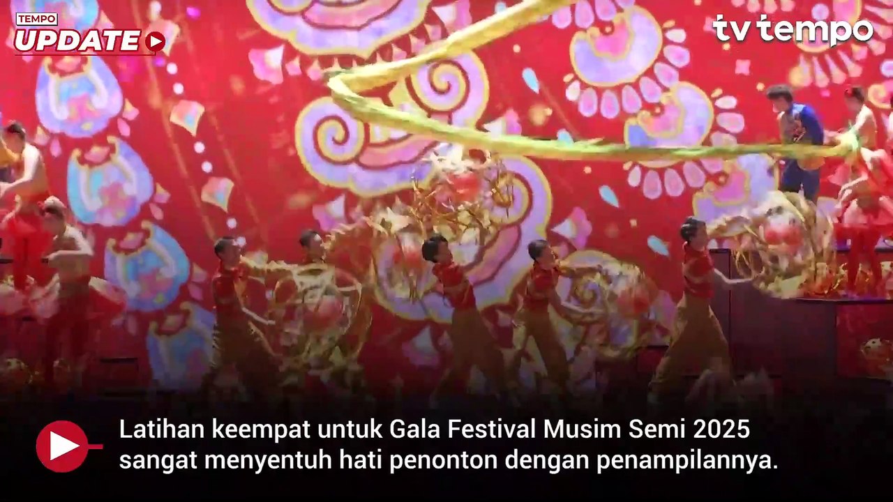 Melihat Latihan Keempat Jelang Gala Festival Musim Semi Perayaan Imlek 2025