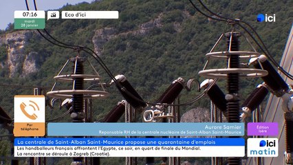 La centrale nucléaire de Saint-Alban-Saint-Maurice recrute