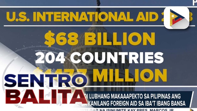 NEDA, tiwala na hindi lubhang makaaapekto sa Pilipinas ang pagpapatigil ng U.S. sa kanilang foreign aid