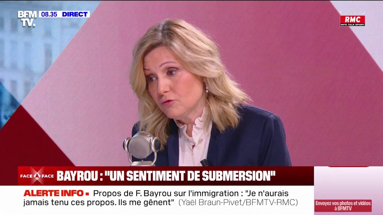 Propos de François Bayrou sur l'immigration: "Je n'aurais jamais tenu ces propos, ils me gênent", déplore Yaël Braun-Pivet