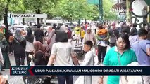Libur Panjang, Kawasan Malioboro Dipadati Wisatawan