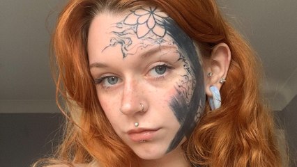 „Ich liebe mein Gesichtstattoo, aber Fremde halten mich für dumm und kriminell"
