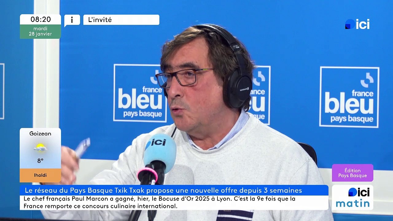 Fabien Duprez - directeur du syndicat des mobilités de l'agglomération Pays Basque