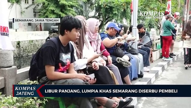 Libur Panjang, Lumpia Khas Kota Semarang Diserbu Pembeli