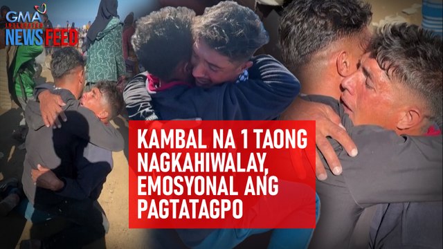 Kambal na 1 taong nagkahiwalay, emosyonal ang pagtatagpo | GMA Integrated Newsfeed