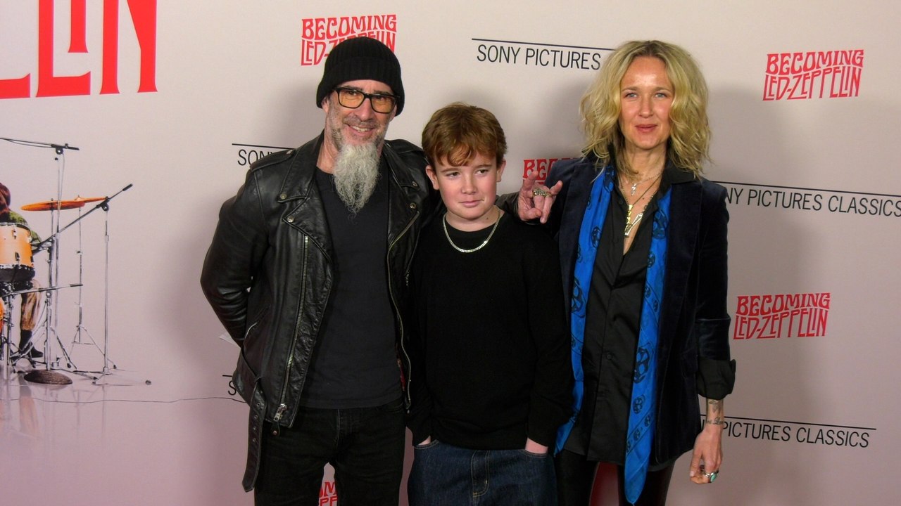 Anthrax's Scott Ian and Pearl Aday "Becoming Led Zeppelin" Los Angeles Premiere Red Carpet