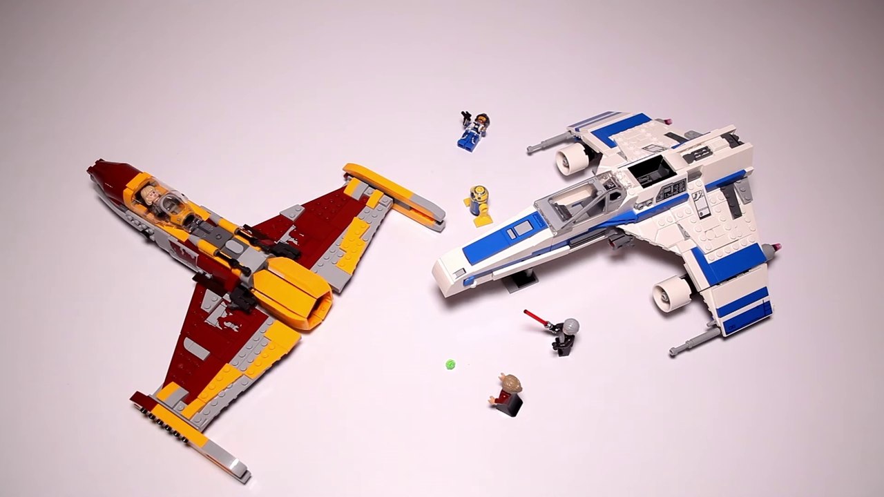 Lego Star Wars 75364 New Republic E-Wing vs. Shin Hati’s Starfighter Speed Build