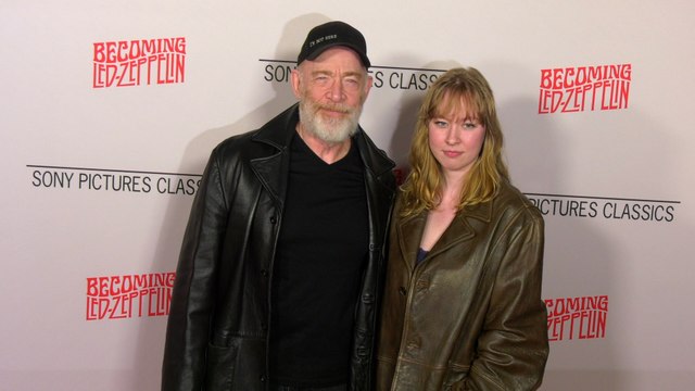 JK Simmons and Olivia Simmons Becoming Led Zeppelin Los Angeles Premiere Red Carpet