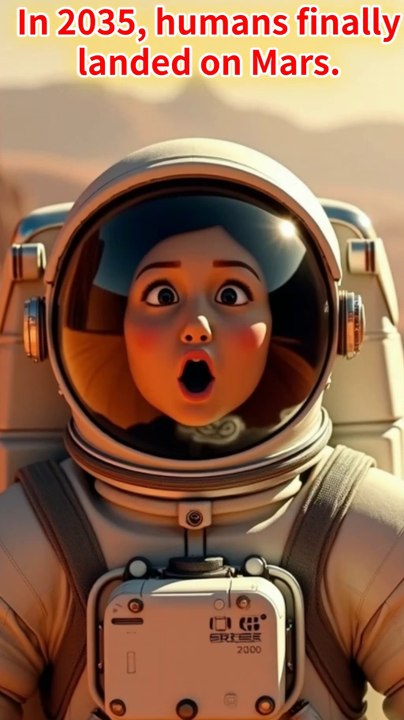 In 2035, humans finally landed on Mars.