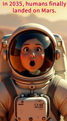 In 2035, humans finally landed on Mars.