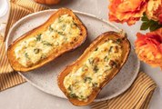 Une courge butternut farcie façon quiche lorraine : voici la recette la plus généreuse de l’hiver 2025