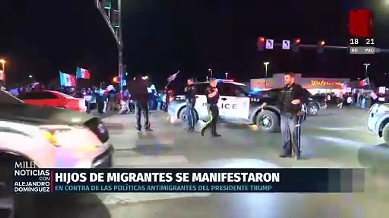 Comunidad latina protesta en Nebraska contra políticas antiinmigrantes de Trump