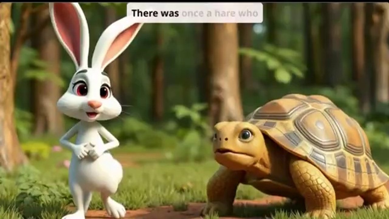 The Rabbit and The Turtle Story for Kids | Thirsty Crow