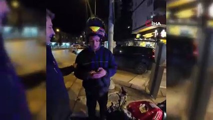 Trafik polisinden ilginç taktik: Motosikletlileri böyle yakaladı!