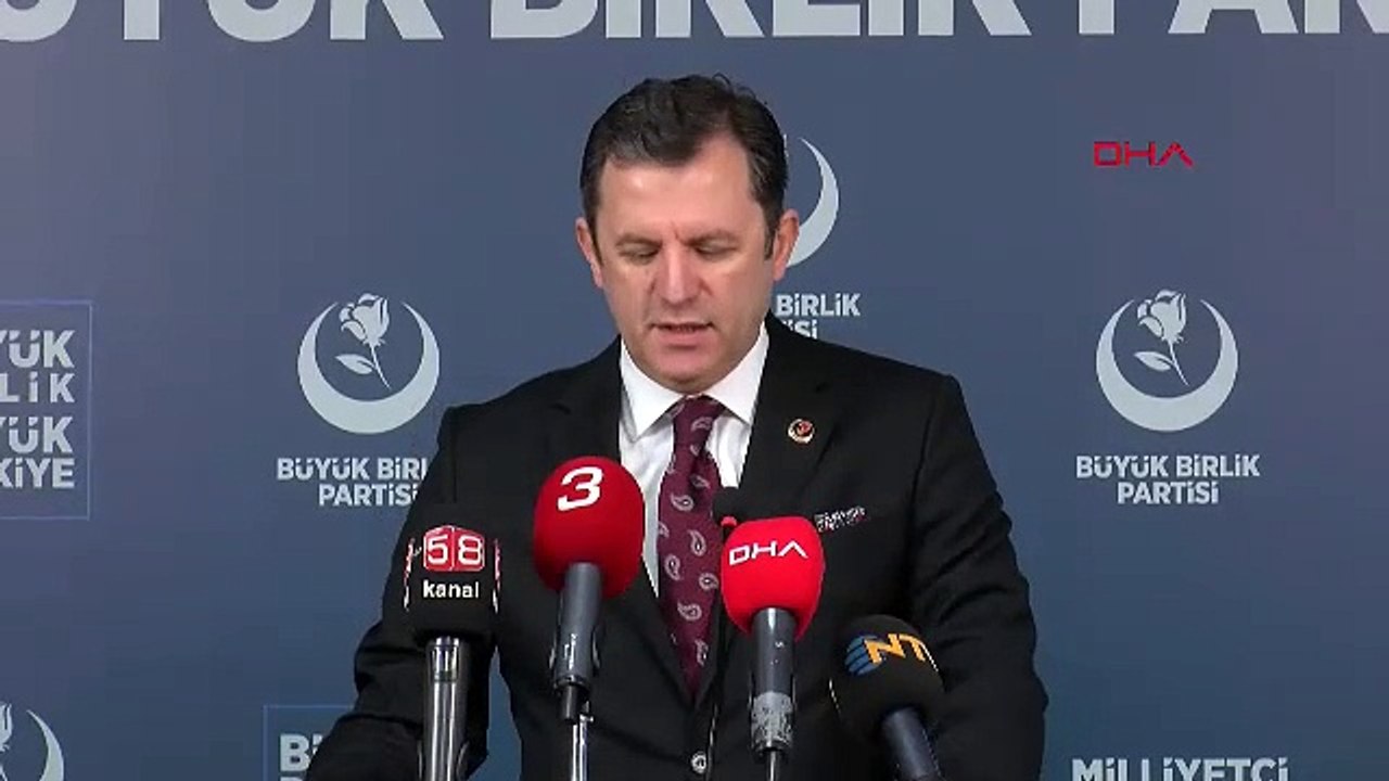 BBP’li Yörükçüoğlu, partisinin 32’nci kuruluş yıl dönümü programı hakkında bilgi verdi