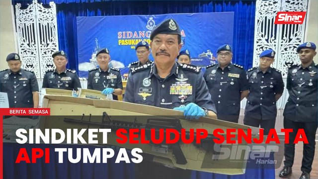 Sindiket seludup senjata api, empat nelayan ditahan