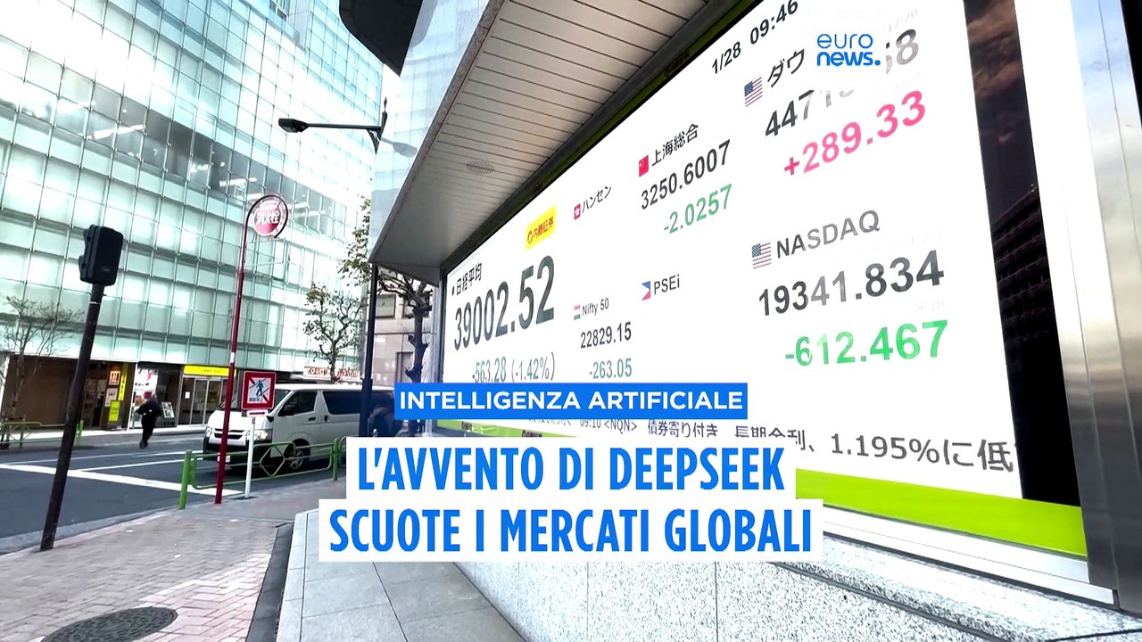 La startup cinese di Ai DeepSeek fa tremare i mercati globali: crollo in borsa per Nvidia