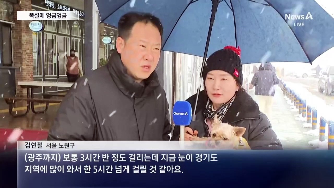 막바지 귀성길 폭설에 정체…KTX 운행 지연도 잇따라