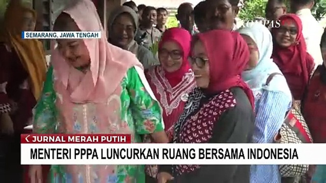 Momen Menteri PPPA Luncurkan 'Ruang Bersama Indonesia' di Semarang Jawa Tengah