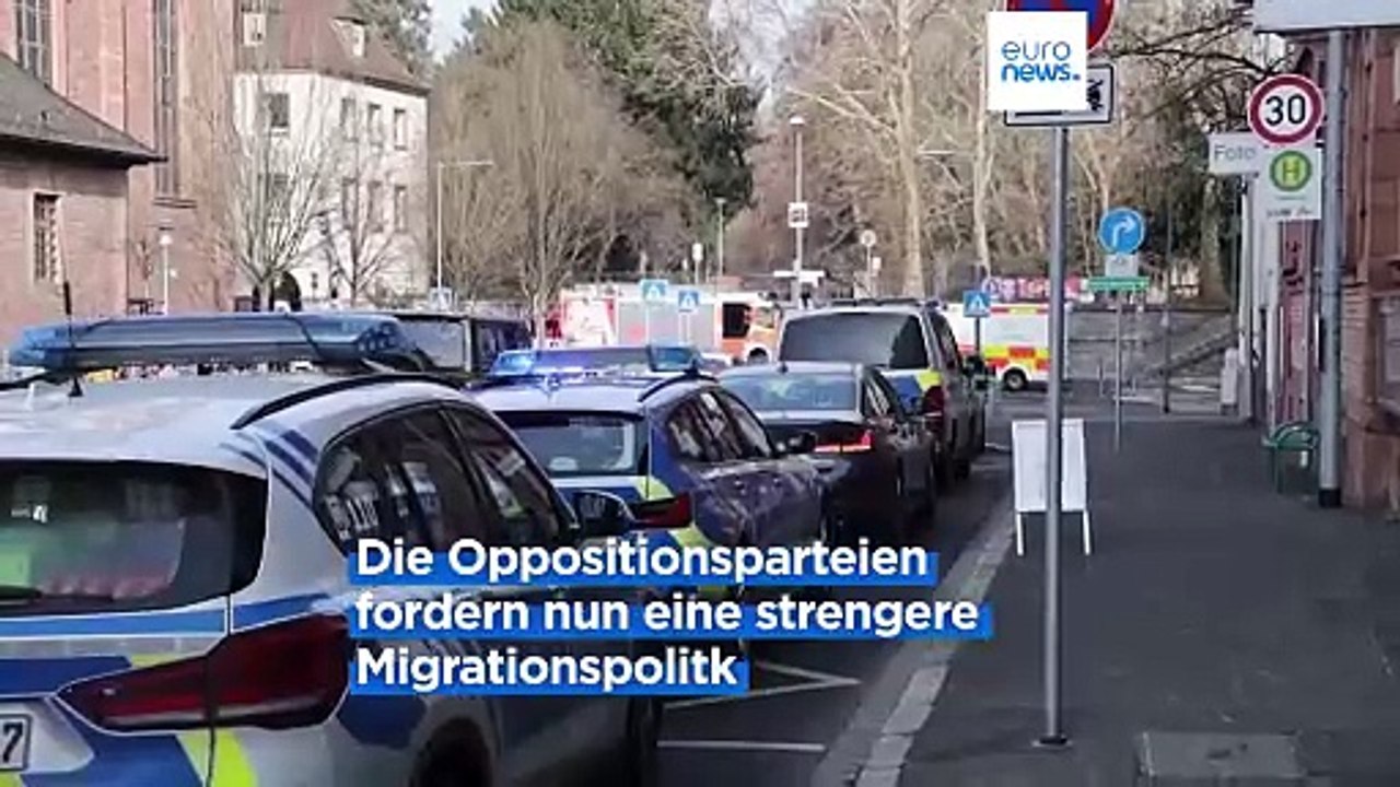 Messerattacke in Aschaffenburg: Heftige Debatte über Migrationspolitik