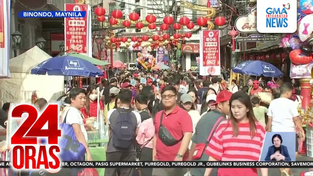 Mga pagtatanghal at mga pampaswerte, patok ngayong Bisperas ng Chinese New Year | 24 Oras