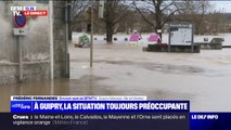 Inondations en Ille-et-Vilaine: jusqu'à 1m50 d'eau dans les rues du centre-ville de Guipry-Messac