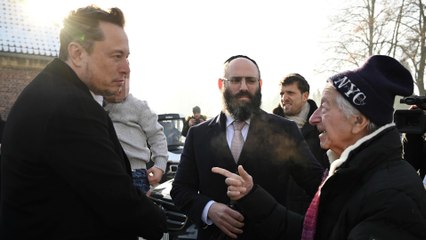 Holocaust survivor says Elon Musk's Auschwitz visit was "performance"