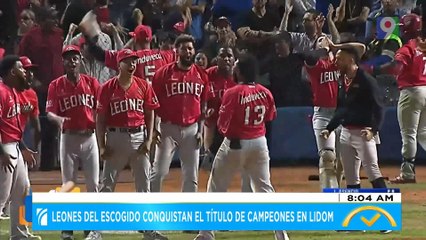 Leones del escogido conquistan el título de campeón de LIDOM  | El Despertador
