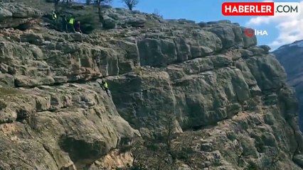 Kayalık Alanda Mahsur Kalan Keçi 6 Gün Sonra Kurtarıldı