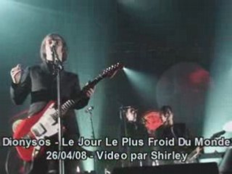 Dionysos le jour le plus froid du monde live lille