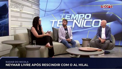 "NEYMAR ABRIU MÃO DO DINHEIRO E PENSOU NA PARTE ESPORTIVA", AFIRMA JORGE NICOLA | TEMPO TÉCNICO