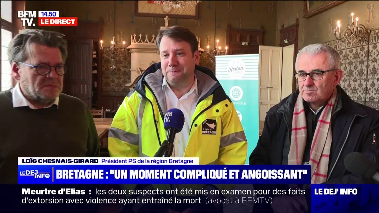 Inondations: "400 évacuations en Bretagne" ont eu lieu depuis le début de la crue, assure Loïg Chesnais-Girard (président de la région)