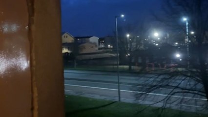 Ayr, Scotland: Storm Éowyn's fierce winds tear down an entire wall in a residential building