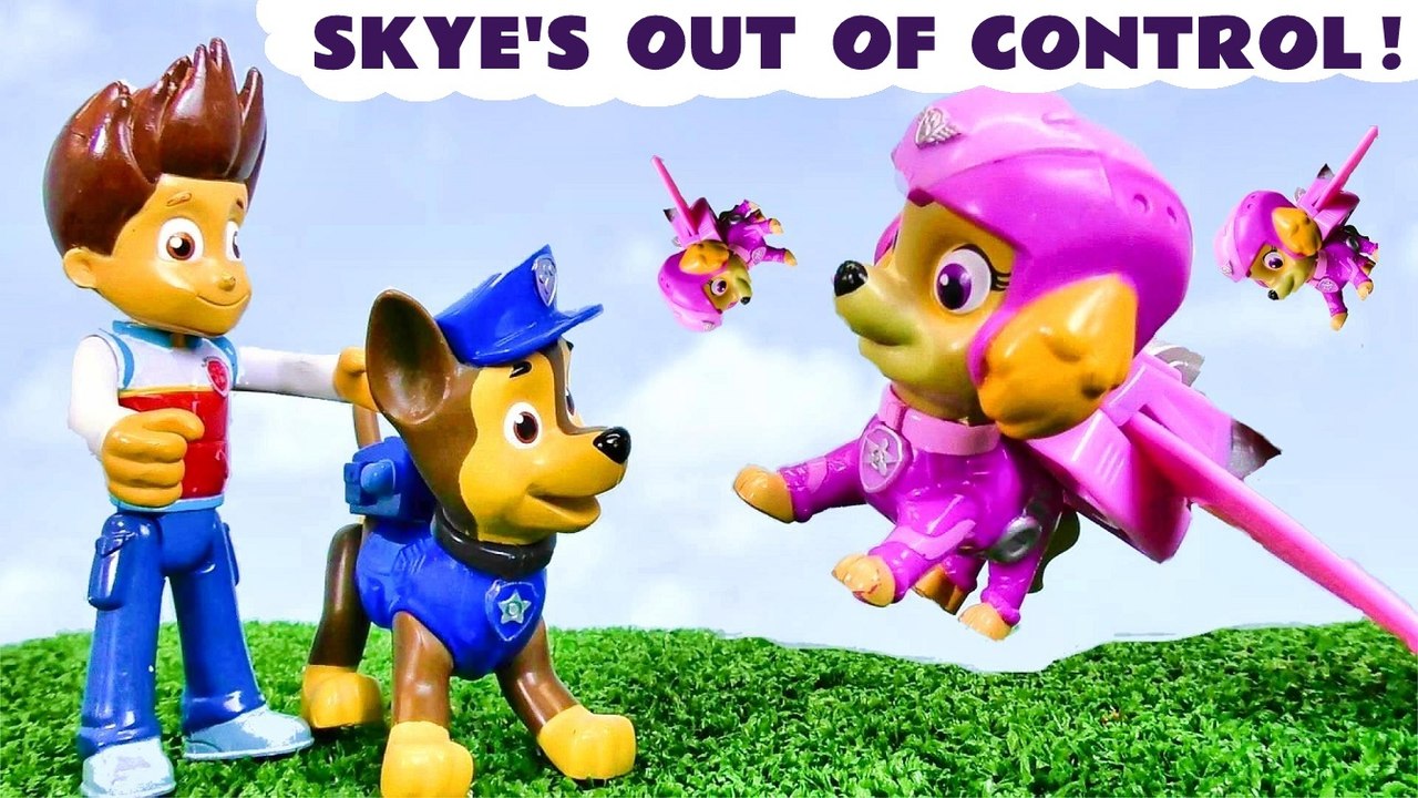 Paw Patrol Skye is out of control again Toy Story for Kids