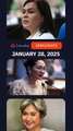 Today’s headlines: Sara Duterte, Risa Hontiveros, Eugene Domingo | The wRap | January 28, 2025