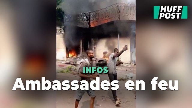 L’ambassade de France incendiée à Kinshasa, les combats se poursuivent à Goma