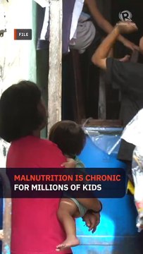 Philippine economy growing, but 1 in 4 young children still stunted