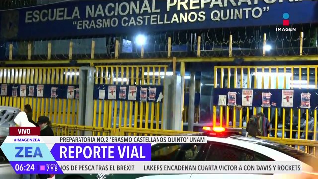 Estudiantes de la Prepa 2 de la UNAM regresan a clases presenciales