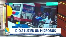 Familiares de mujer que dio a luz en un micro denuncian que recorrieron varios hospitales y no los atendieron