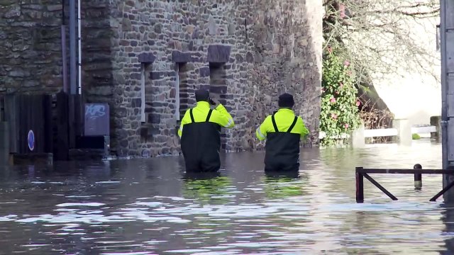 فيضانات في غرب فرنسا جراء الأمطار الغزيرة