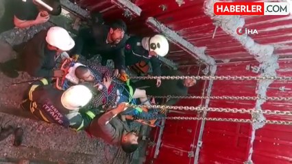 Hatay'da İnşaat Halindeki Binada İşçi Yaralandı