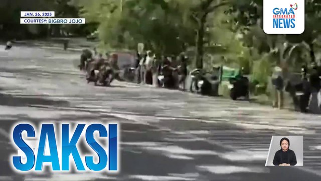 Rider, patay matapos maaksidente sa exhibition sa Marilaque Highway; pagtitipon-tipon at pagtambay sa ilang lugar doon, pinag-aaralang ipagbawal | Saksi